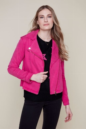 RENUAR Veste style perfecto tissu Tencel