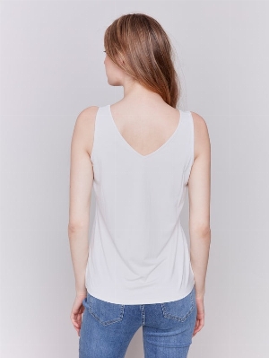 CHARLIE B CAMISOLE DE BASE RÉVERSIBLE C- GREIGE Taille L