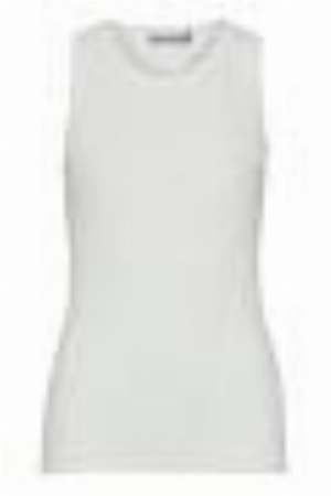 FRANSA Camisole à col rond blanc antique Taille S