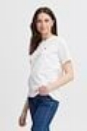 FRANSA T-shirt de base blanc