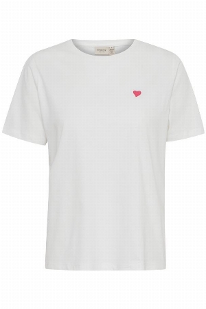 FRANSA T-shirt de base blanc