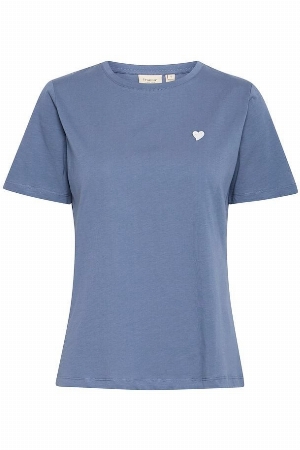 FRANSA T-shirt indigo