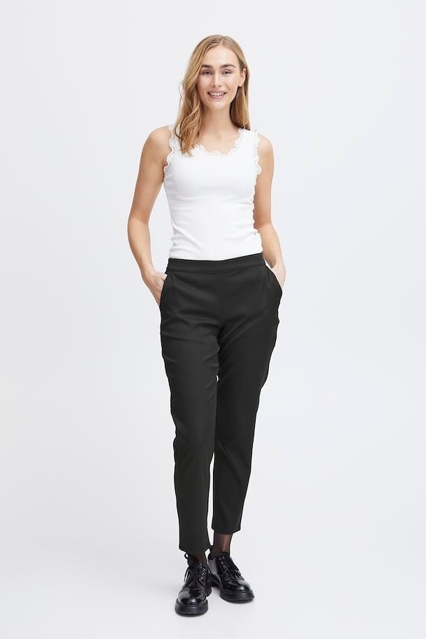 FRANSA Pantalon noir