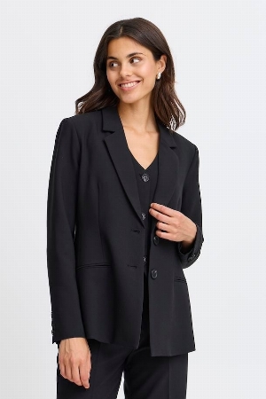 BLAZER CINTRÉ AVEC POCHE C-NOIR