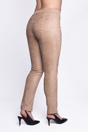 CARELLI Pantalon pull on en faux-suède