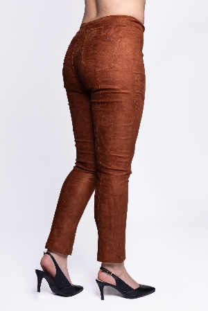 CARELLI Pantalon pull on en faux-suède