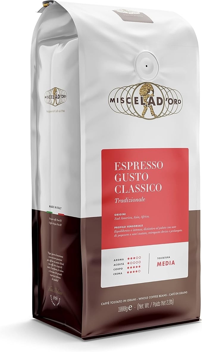 MISCELAD'ORO Café Espresso Gusto Classico en grains  1KG