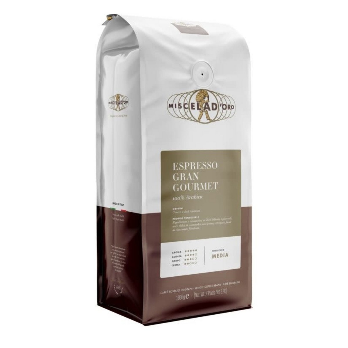 MISCELAD'ORO Café espresso Gran Gourmet en grain 1kg