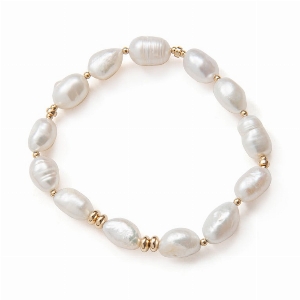 BEBLUE BRACELET BE SOFT-NOT SO QUIET PERLES ET OR