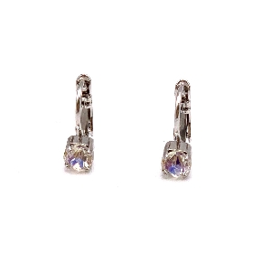 MARIANA Boucles d'oreilles à pierre unique C- 001MOL cristal irridescent sur rhodium