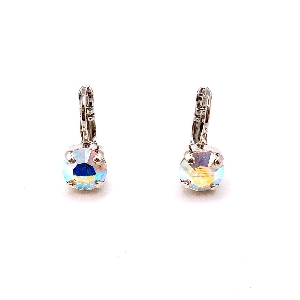 MARIANA Boucles d'oreilles pierre unique C-001ab cristal irridescent