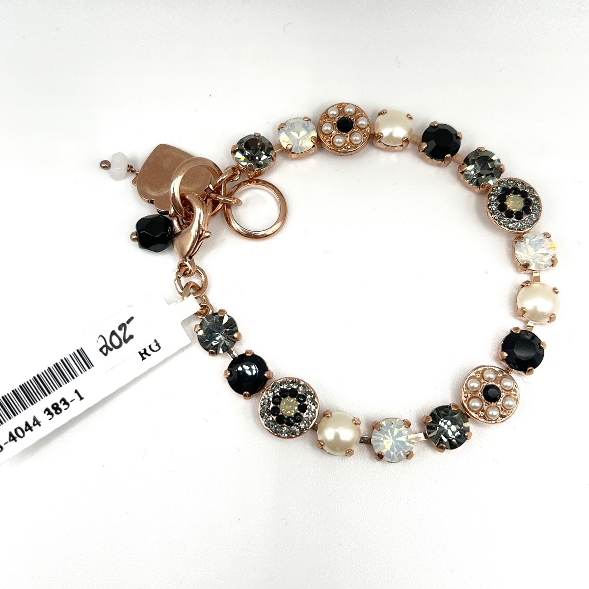 MARIANA Bracelet sur or rose pierres unies et ouvragées C- 383