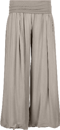 M ITALY Pantalon pull-on à jambes larges C-Latté