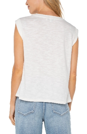 LIVERPOOL Camisole satinée C-Blanc crème