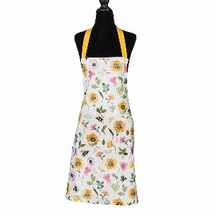 ABBOTT Tablier de chef imprimé fleurs et abeilles