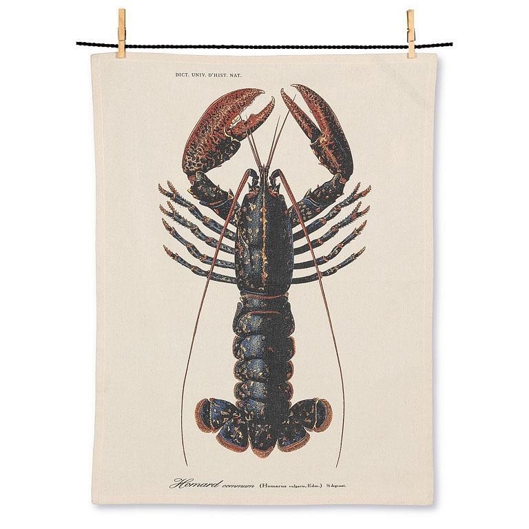 ABBOTT Linge à vaisselle imprimé: Homard