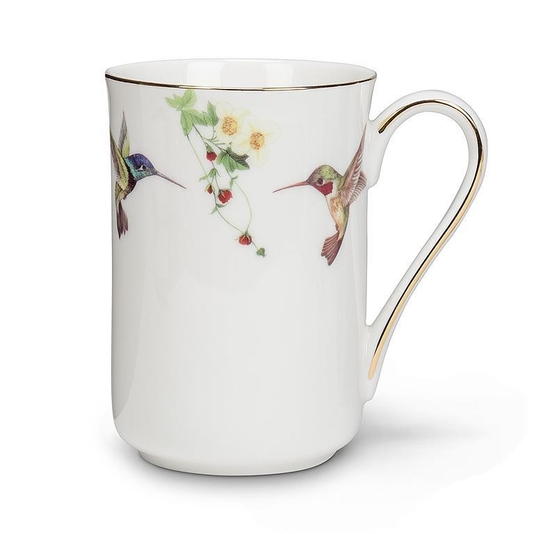 ABBOTT Tasse de porcelaine fine Motif: Colibris