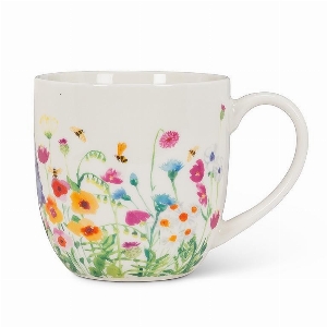 ABBOTT Tasse de porcelaine fine Thème: Jardin des abeilles