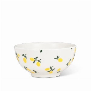 ABBOTT Petit bol de porcelaine fine Thème: Citrons