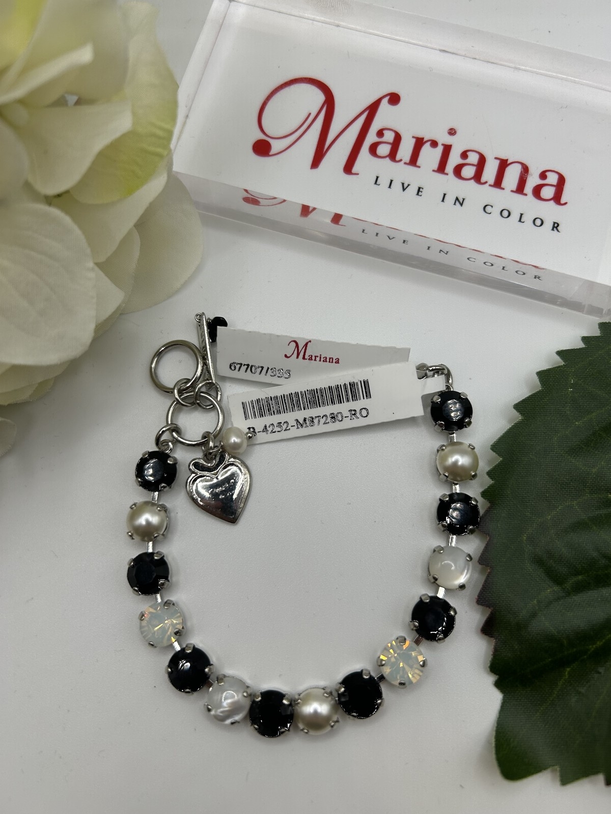 MARIANA Bracelet moyen monté sur rhodium C-M87280