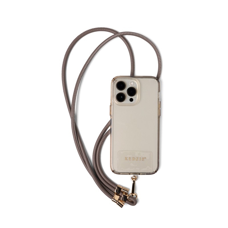 KEDZIE Lanière pour téléphone cellulaire C- Taupe