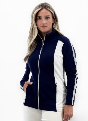 ORLY Veste sport style nautique ornée de galon rayé C-Marine