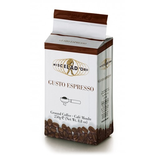 MISCELAD'ORO Café Gusto Espresso moulu 250g