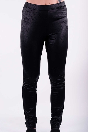 MICHAEL TYLER Legging faux-cuir noir