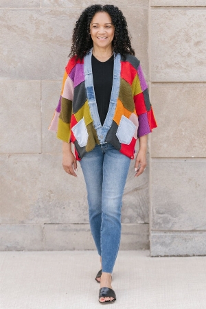 SHANNON PASSERO Positano cardigan multi