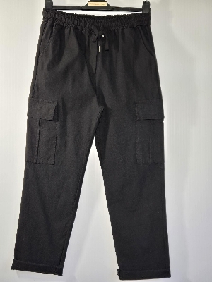 ASTRID Pantalon cargo noir Taille L